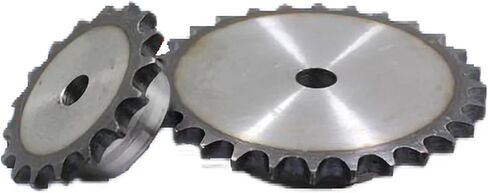 4 Points 08B With Chain 10-30 Teeth Sprockets Pitch 12.7mm 45# Steel 2Pcs(08B 26T 45 steel) in Saudi Arabia