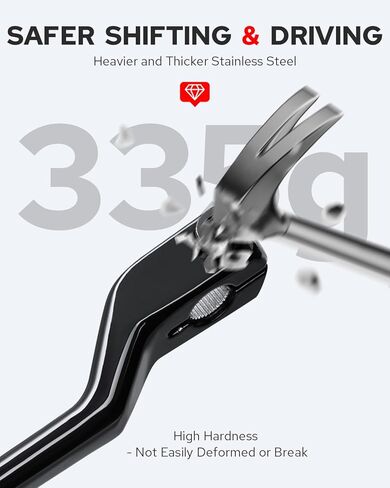 Benlari Heel Toe Shifter Pegs, 304 Stainless Steel Shifter Lever Pegs Fit for Harley Touring Street Glide Road Glide Road King Electra Glide 1988-2024, FL Softail 1986-2017, Trike 2008-2024, Chrome in Saudi Arabia