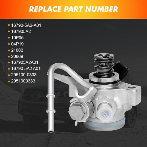 مضخة وقود عالية الضغط 2013-2016 متوافقة مع Honda، Acura 2013-2014، Acura TLX 2015-2016، 2.4L L4، استبدال 16790-5A2-A01 in Saudi Arabia