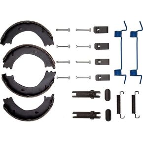 4X Parking Brake Kit - Parking Brake Shoe and Hardware Kit Replacement fits Hummer H2 2003-2004 6.0L V8, fits Dodge Ram 3500 2003-2005 5.9L l6 in Saudi Arabia