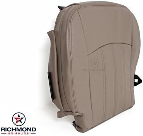Richmond Auto Upholstery - Driver Bottom Replacement Leather Seat Cover, Tan Compatible with 2012 Dodge Ram 2500 Laramie Mega-Cab in Saudi Arabia