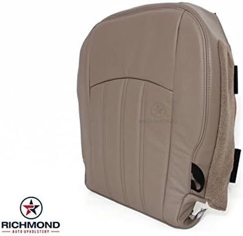 Richmond Auto Upholstery - Driver Bottom Replacement Leather Seat Cover, Tan Compatible with 2012 Dodge Ram 2500 Laramie Mega-Cab in Saudi Arabia