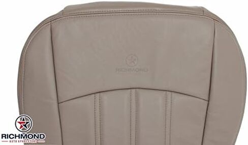 Richmond Auto Upholstery - Driver Bottom Replacement Leather Seat Cover, Tan Compatible with 2012 Dodge Ram 2500 Laramie Mega-Cab in Saudi Arabia