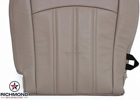 Richmond Auto Upholstery - Driver Bottom Replacement Leather Seat Cover, Tan Compatible with 2012 Dodge Ram 2500 Laramie Mega-Cab in Saudi Arabia
