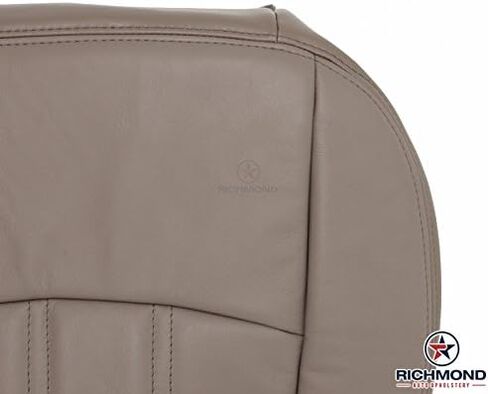 Richmond Auto Upholstery - Driver Bottom Replacement Leather Seat Cover, Tan Compatible with 2012 Dodge Ram 2500 Laramie Mega-Cab in Saudi Arabia