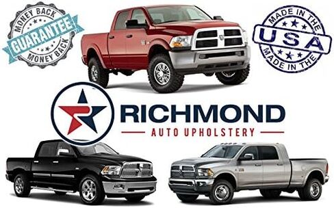 Richmond Auto Upholstery - Driver Bottom Replacement Leather Seat Cover, Tan Compatible with 2012 Dodge Ram 2500 Laramie Mega-Cab in Saudi Arabia
