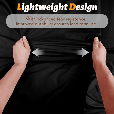 نسيج Vonty مقاوم للماء من نسيج النايلون المقاوم للتمزق من The Yard - عرض 60 بوصة (1 ياردة)، أقمشة سوداء مقاومة للماء وأقمشة خفيفة الوزن للطائرات الورقية لحقيبة الخيمة والقماش DIY الحرفية للسفر في الهواء الطلق in Kuwait