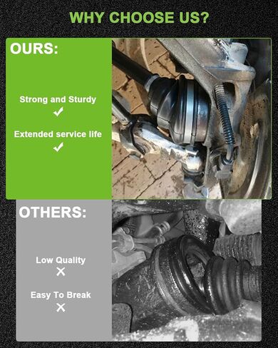 SCITOO CV Axle Boot Kit fits for 1999-2010 for Chevrolet Silverado 1500 Silverado 1500 Classic 5.3L 4.3L 6.0L 4.8L 6.2L Front Outer in Saudi Arabia