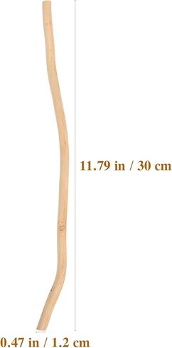 NOLITOY 50pcs Natural Wood Twigs for Crafts: Driftwood Branches -Unfinished Timber Rods for Making Photo Props Art Supplies Home Decor (11.79inch) in Saudi Arabia