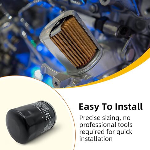 2540086 Oil Filter for Polaris Ranger 570/700/800/900/1000, Crew XP/RZR 570/800/900/1000, Sportsman 600/700/800, General 1000, ACE 500/570/900, Replaces 2540122, 2540006 (4 PCS) in Kuwait