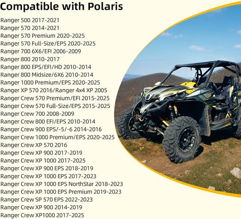 2540086 Oil Filter for Polaris Ranger 570/700/800/900/1000, Crew XP/RZR 570/800/900/1000, Sportsman 600/700/800, General 1000, ACE 500/570/900, Replaces 2540122, 2540006 (4 PCS) in Kuwait