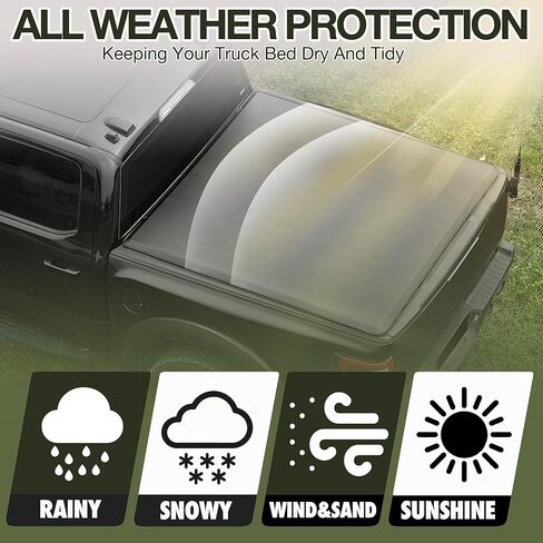 غطاء سرير شاحنة ناعم قابل للطي من Tonneau لسيارة Honda Ridgeline 2017-2025 متوافق مع سرير 5'4 بوصة (64 بوصة) in Kuwait