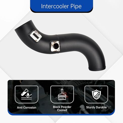 Cold Air Intake Compatible with 2017-2019 Ford F-250/350/450/550 Diesel 6.7L Powerstroke - Polished in Kuwait