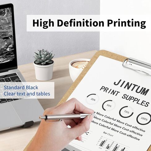استبدال خراطيش الحبر المعاد تصنيعها من JINTUM لحبر HP 67 67XL لطابعة 2755e 2700 2752e 2752 2742e 4155e 4100 4158e 4152e 4500 6055e 6055 6000 6455e 6458e (1 أسود، 1 ثلاثي الألوان) in Saudi Arabia