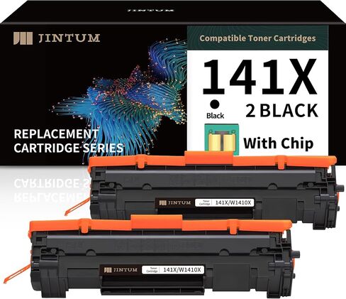 استبدال خراطيش الحبر المعاد تصنيعها من JINTUM لحبر HP 67 67XL لطابعة 2755e 2700 2752e 2752 2742e 4155e 4100 4158e 4152e 4500 6055e 6055 6000 6455e 6458e (1 أسود، 1 ثلاثي الألوان) in Saudi Arabia