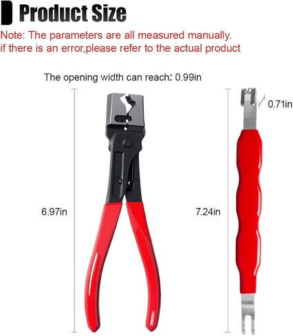 Car Electrical Disconnect Pliers, Heavy Duty Automotive CV Boot Clamp Plier, Universal Auto Wire Connector Separator Tools Accessories for SUV, Truck (2PCS) in Saudi Arabia