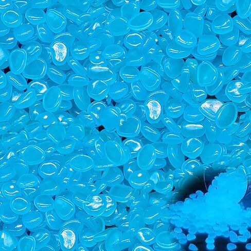 100 PCS Artificial Glow Stones-Vase Fillers for Centerpieces,Decorative Gems for Jars,Garden,Aquariums & Crafts(Night-Activated Coloful Light) in Saudi Arabia
