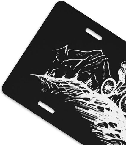 Wildflower Flower Art Front License Plate for Women Car Vanity Plates Decorative Aluminum Metal Cute Novelty License Plate Cover for Men 6x12 Inch (4 Holes) in Saudi Arabia