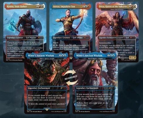 Magic the Gathering Secret Lair x God of War: نورس (بدون رقائق) in Saudi Arabia