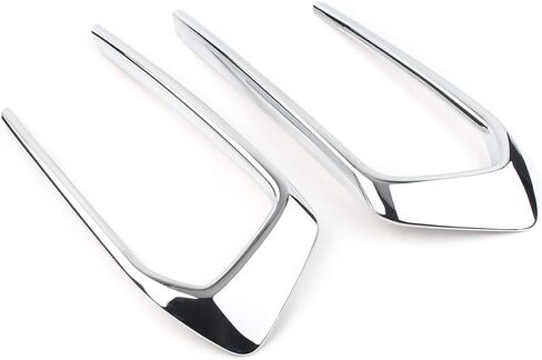 Cnkaka036 Car Front Bumper Fog Light Lamp Frame molding Trim Guard Cover for HONDA Passport 2019 2020 Chrome in Saudi Arabia