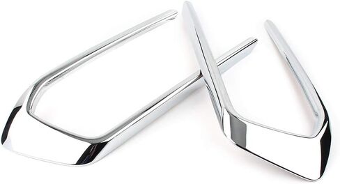 Cnkaka036 Car Front Bumper Fog Light Lamp Frame molding Trim Guard Cover for HONDA Passport 2019 2020 Chrome in Saudi Arabia