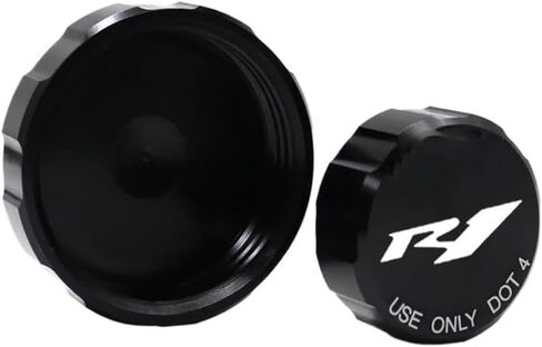 دراجة نارية الجبهة دواسة فرامل كاب ل YZFR1 YZF-R1 YZF R1 20 21 2009-2022 دراجة نارية الخلفية والأمامية سائل الفرامل خزان غطاء اسطوانة in Saudi Arabia
