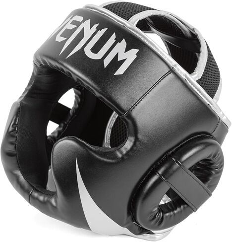 Venum Challenger Headgear - Black/Gold in Saudi Arabia