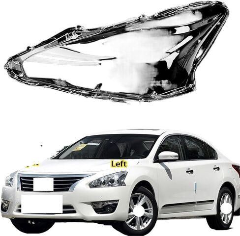 متوافق مع نيسان ألتيما Teana 2013 2014 2015 غطاء المصابيح الأمامية مع عدسة المصباح الأمامي الشفاف شبكي (2 قطعة زوج) in Saudi Arabia