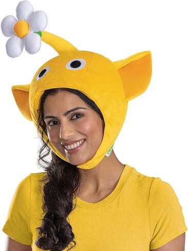 غطاء رأس أصفر من Disguise Pikmin، ملحق زي لعبة Nintendo Pikmin الرسمي، مقاس واحد in Kuwait
