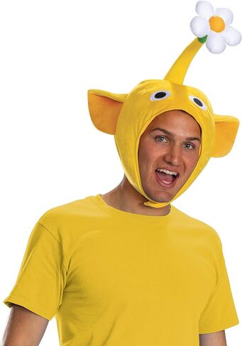 غطاء رأس أصفر من Disguise Pikmin، ملحق زي لعبة Nintendo Pikmin الرسمي، مقاس واحد in Kuwait