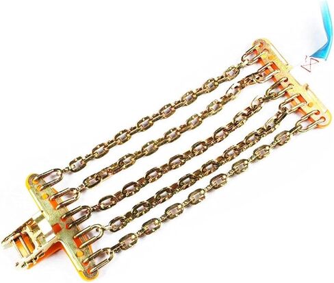 Snow Chains Car Snow Chains Anti-Skid Portable Wheel Tire Car Security Chains Vehicle for Sudden Snow Easy to Fit Emergency Snow Tyre Chains Landmark(4-Way Chain) in Saudi Arabia