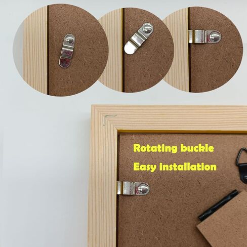 ZXT-parts 3.5x5 Picture Frames Brown Photo Frame. Solid Wood, Plastic Panel, The Tabletop or The Wall. in Kuwait