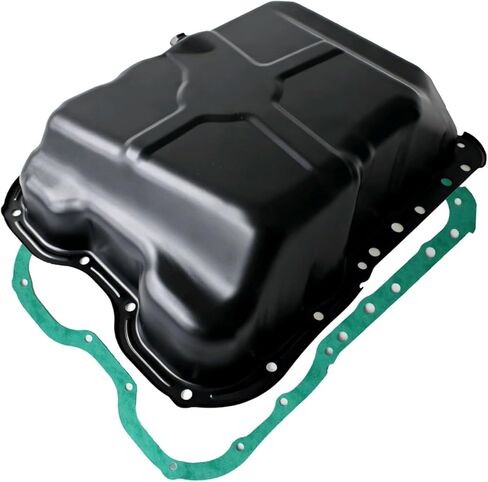 AUCERAMIC 4884665AC Oil Pan Sump with Drain Plug & Gasket Fit 2007-2017 for Jeep Compass Patriot, for Dodge Avenger Caliber Journey, for Chrysler 200 Sebring 2.0L 2.4L L4 in Saudi Arabia