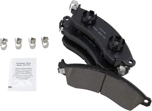 Front and Rear Brake Pads Ceramic Hardware Compatible with 1988-1991 Chevrolet Camaro 1988-1996 Corvette 1988-1992 Pontiac Firebird in Saudi Arabia