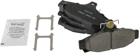 Front and Rear Brake Pads Ceramic Hardware Compatible with 1988-1991 Chevrolet Camaro 1988-1996 Corvette 1988-1992 Pontiac Firebird in Saudi Arabia