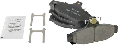 Front and Rear Brake Pads Ceramic Hardware Compatible with 1988-1991 Chevrolet Camaro 1988-1996 Corvette 1988-1992 Pontiac Firebird in Saudi Arabia
