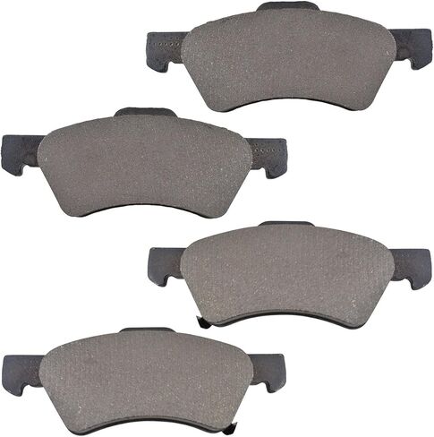 Front and Rear Brake Pad Set Semi Metallic Hardware Compatible with 2001-2007 Chrysler Town and Country 2001-2007 Dodge Caravan 2001-2007 Grand Caravan in Saudi Arabia