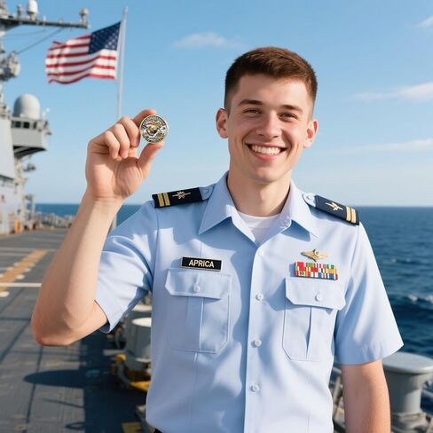 عملة تحدي الذكرى السنوية الـ 250 لمشاة البحرية الأمريكية على الوجهين - عملة تذكارية لقوات مشاة البحرية مقاس 1.57 بوصة، هدية قابلة للتحصيل للداعمين العسكريين، وشاشات عرض وطنية (عملة الذكرى السنوية الـ 250 للبحرية - أ) in Kuwait