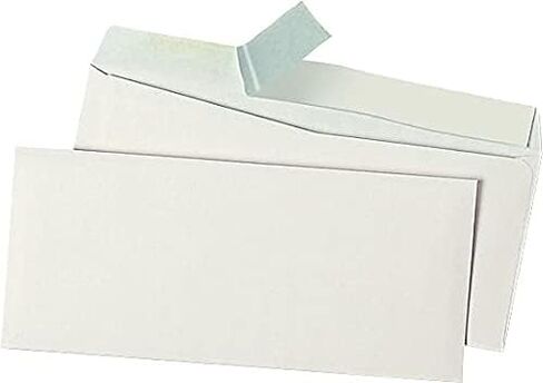 Universal UNV36003 Peel Seal 4.13 in. x 9.5 in. #10 Square Flap Business Envelopes - White (500/Box) in Saudi Arabia