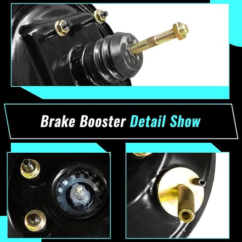 PartsFlow Vacuum Power Brake Booster 53-2581 Compatible with Toyota Tacoma 1995 1996 1997 1998 1999 2000 2001 3.4L 2.7L 2.4L 4461004040 without Master Cylinder in Saudi Arabia