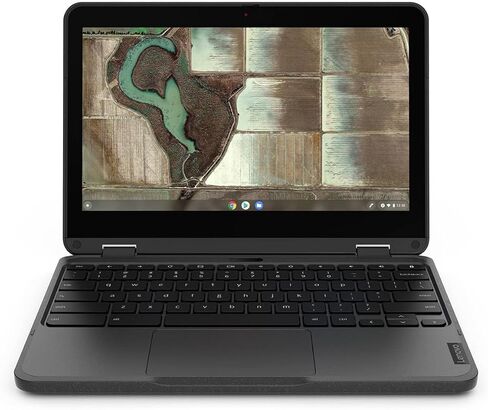 Lenovo 500e Chromebook Gen 3 82JB0001US شاشة لمس 11.6 بوصة قابلة للتحويل 2 في 1 Chromebook - HD - 1366 x 768 - Intel Celeron N5100 رباعي النواة (4 النواة) 1.10 جيجا هرتز - إجمالي ذاكرة الوصول العشوائي 4 جيجا بايت - ذاكرة فلاش 32 جيجا بايت - in Kuwait