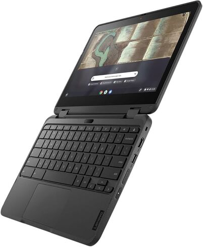 Lenovo 500e Chromebook Gen 3 82JB0001US شاشة لمس 11.6 بوصة قابلة للتحويل 2 في 1 Chromebook - HD - 1366 x 768 - Intel Celeron N5100 رباعي النواة (4 النواة) 1.10 جيجا هرتز - إجمالي ذاكرة الوصول العشوائي 4 جيجا بايت - ذاكرة فلاش 32 جيجا بايت - in Kuwait
