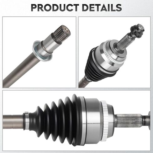 NEW Front Right CV Axle Passenger Side Shaft Assembly fits for Toyota Camry 2002 2003 2004 2005 2006 2007 2008 2009 2.4L, for Highlander 2001-2007 2.4L FWD, for Solara 2004-2008 2.4L, for 66-5247 in Saudi Arabia