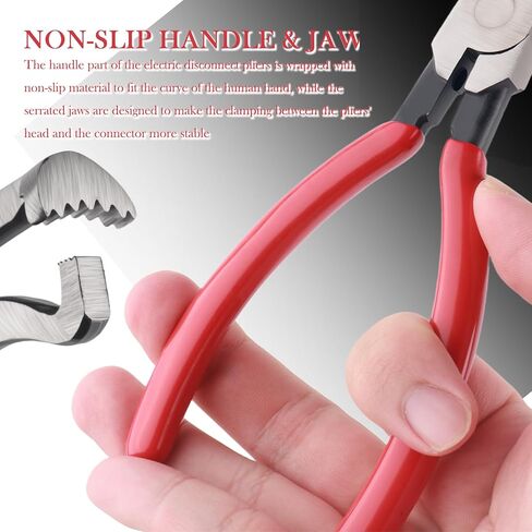 3PCS Electrical Disconnect Pliers for Cars,Sturdy Electrical Connector Pliers Including Straight & 60° & Double Head,Professional Automotive Tools Electricals Connector Removal Tool in Saudi Arabia