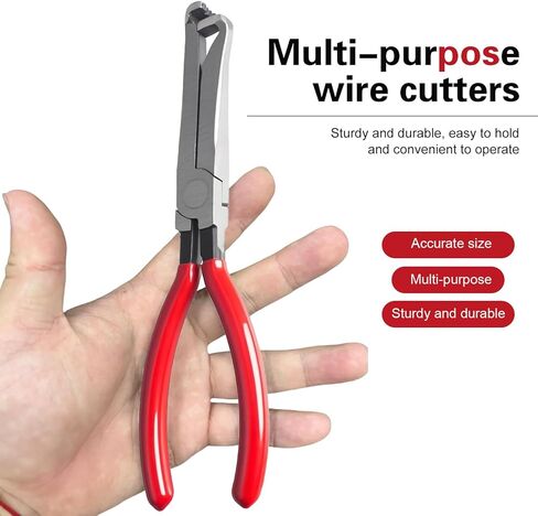 3PCS Electrical Disconnect Pliers for Cars, Electrical Connector Separator Tool, Rapid Electrical Plug Disconnect Set, Automotive System Removal Tool (Red) in Saudi Arabia