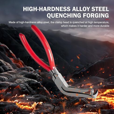 3PCS Electrical Disconnect Pliers for Cars, Electrical Connector Separator Tool, Rapid Electrical Plug Disconnect Set, Automotive System Removal Tool (Red) in Saudi Arabia