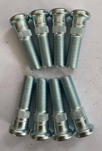8Pcs M14*1.5 Serrated Front Wheel Lug Stud 610-332 16mm Knurl, 54.5mm Length Replacement for 1988-2000 Chevrolet GMC K2500 K3500 in Saudi Arabia