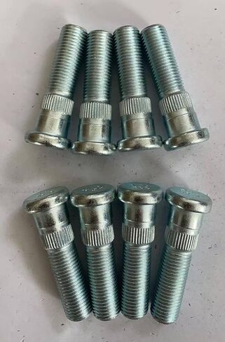 8Pcs M14*1.5 Serrated Front Wheel Lug Stud 610-332 16mm Knurl, 54.5mm Length Replacement for 1988-2000 Chevrolet GMC K2500 K3500 in Saudi Arabia