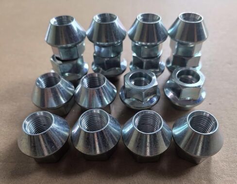 16PCS M14x1.50 Factory Style Wheel Lug Nuts 611-979 Replacement for 2012-2025 Dodge Ram 2500 3500 SRW, ‎2011-2023 Dodge Charger, 18-22 Challenger, 21-25 Durango Steel Wheels Model in Saudi Arabia