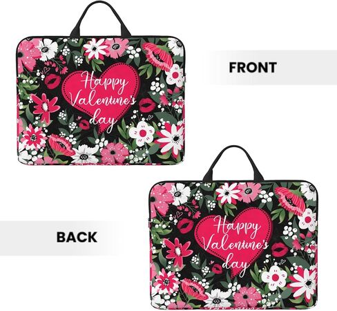 Laptop Bag 14 Inch Computer Sleeve for Women Men Padded Notebook Carrying Case with Handle Laptop Cover in Saudi Arabia